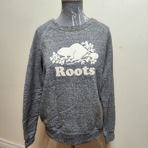 Roots Original Crew Sweatshirt Salt and Pepper